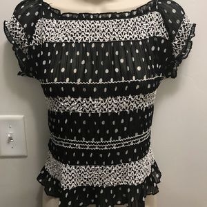 Super cute and dainty vintage sheer top
